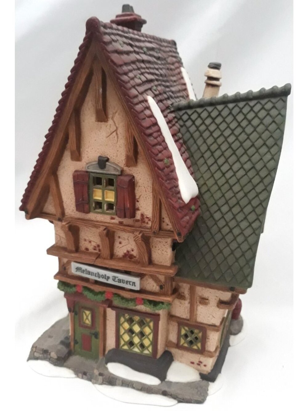Dept 56 THE MELANCHOLY TAVERN Dickens Christmas Carol Revisited village building